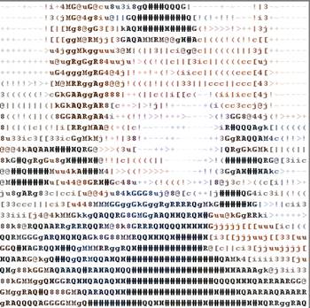 Hasil ASCII art
