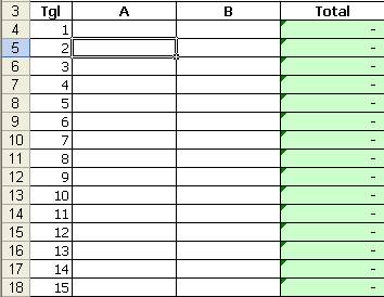 table excel